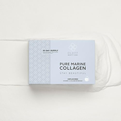 Plent Pure Marine Collagen Unflavoured - Stay Beautiful - 5G Collagen Peptides Daily - 30 Sachets Plent Au supplements