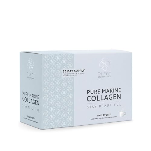 Plent Pure Marine Collagen Unflavoured - Stay Beautiful - 5G Collagen Peptides Daily - 30 Sachets Plent Au supplements