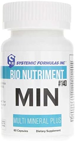 Systemic Formulas MIN Multi Mineral Plus - 60 Capsules (Pack of 2) Comprehensive Mineral Support for Wellness - Balanced Blend, Essential Nutrients Generic Au supplements