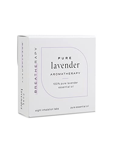 Breatherapy Pure Essential Oil Aromatherapy Inhalation Tabs, 8-Pack (Lavender) Breatherapy Au supplements