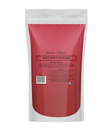 Beet Root Powder 8 oz. by Aroma Depot Raw & Non-GMO I Vegan & Gluten Free I Nitric Aroma DepotAU supplements