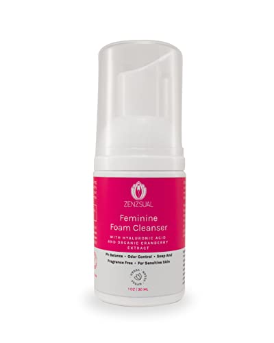 ZENZSUAL Feminine Foam Cleanser with Hyaluronic Acid and Organic Cranberry Extract – PH Balance ZENZSUAL Au supplements