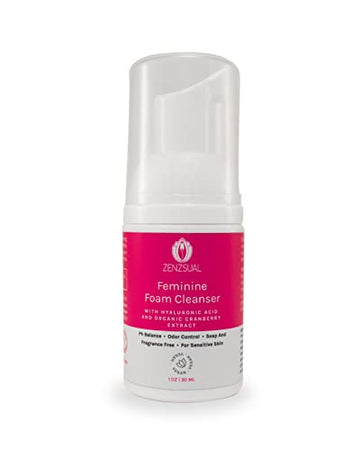 ZENZSUAL Feminine Foam Cleanser with Hyaluronic Acid and Organic Cranberry Extract – PH Balance ZENZSUAL Au supplements