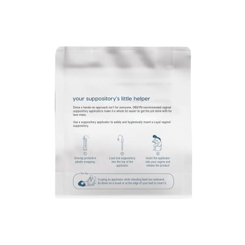Loyal The Helper Vaginal Suppository Applicators | Efficient | Compact | Comfortable | Fits Most Brands, Pills Loyal Au supplements