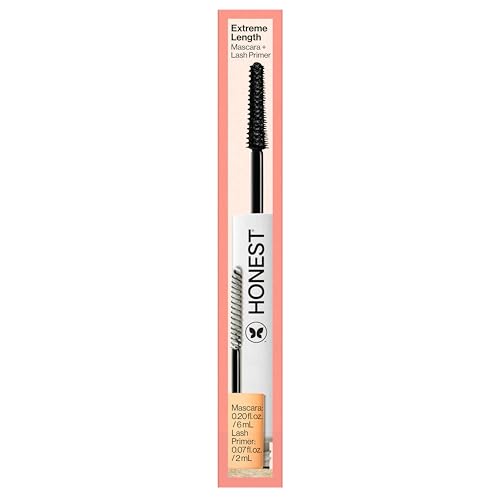 Honest Beauty 2-in-1 Extreme Length Clean Mascara + Lash Primer | Lengthening + Volumizing | Cruelty Free + Safe for Sensitive Eyes | Black, .27 fl oz Honest Beauty Au supplements