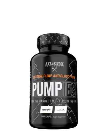 Axe & Sledge Supplements PUMPIES Nitric Oxide Booster with VasoDrive-AP and Nitrosigin Axe & Sledge Au supplements