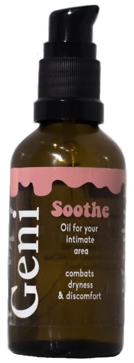 Geni Soothe - Perfume and SOAP Free Intimate Oil. Gentle Alternative to Intimate wash. Moizturizes Geni Au supplements