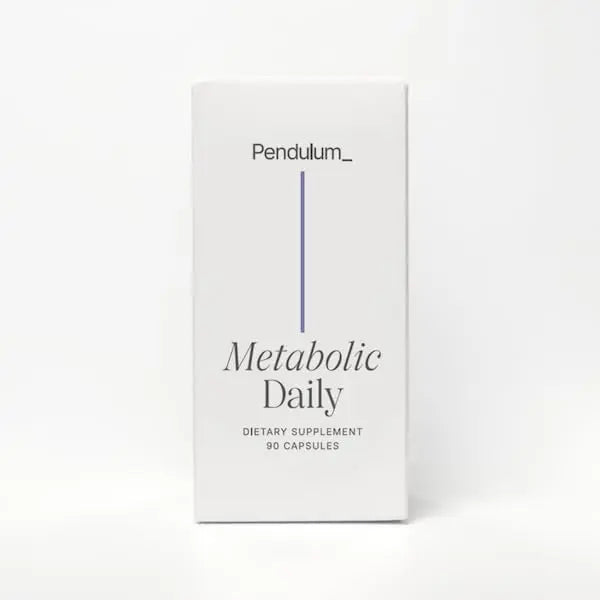 Pendulum Metabolic Daily - Multi-Strain Probiotic with Akkermansia muciniphila to Support Metabolism and Sustain Energy Levels - for Women and Men - 90 Capsules (1 Pack) Pendulum Au supplements