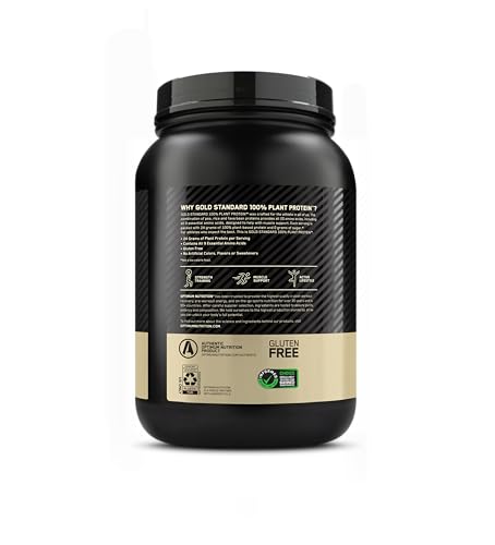 Optimum Nutrition Gold Standard 100% Plant Based Protein Powder, Gluten Free, Vegan Pro Optimum Nutrition Au supplements
