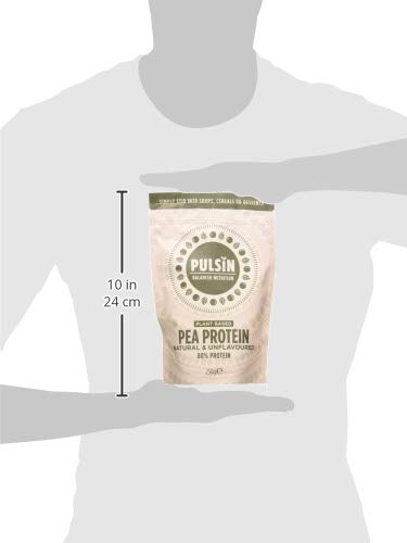 Pulsin - Unflavoured Vegan Pea Protein Powder - 250g - 8.0g Protein, 0g Carbs, 41 Kcals Per Serving Pulsin Au supplements