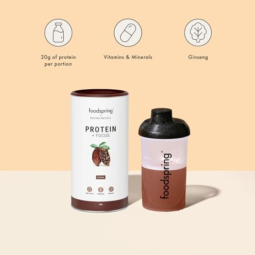 foodspring x Davina McCall – Focus Protein Powder Shake for Your Daily Protein, Vitamin & Mineral Needs foodspring Au supplements