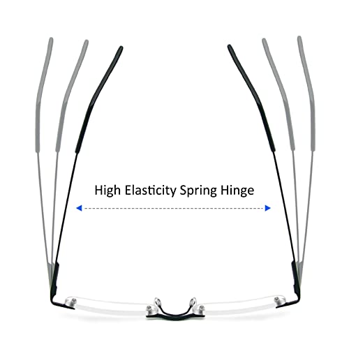 DXYXYO Mini Rimless Reading Glasses for Women Men, 2 Pack Slim Pocket Compact Metal DXYXYO Au supplements