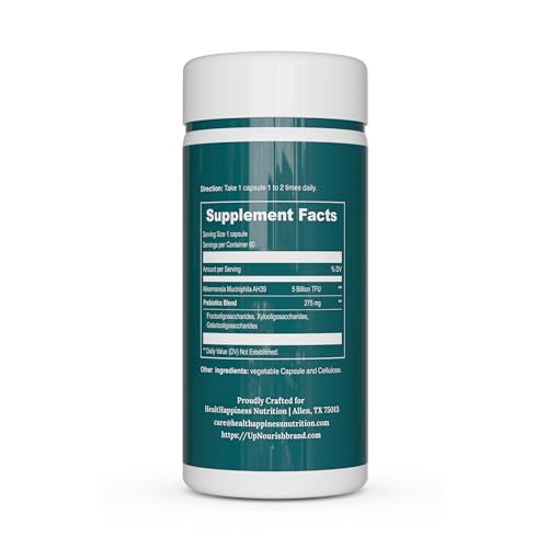 Akkermansia Muciniphila Probiotics for Digestive Health - 5 Billion TFU Akkermansia Probiotic UpNourish Au supplements