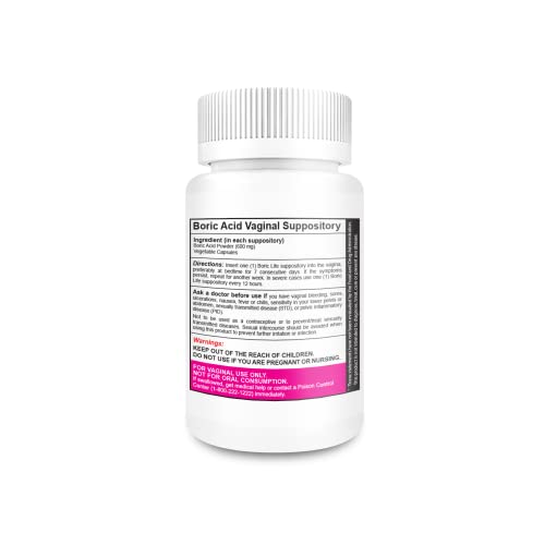 NutraBlast Boric Acid Vaginal Suppositories - 100% Pure Made in USA NutraBlast Au supplements
