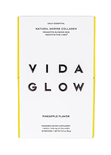 Vida Glow Marine Collagen Powder Sachets Pineapple Vida Glow Au supplements