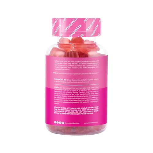Novomins Collagen Gummies - Marine Collagen Gummies - Superior Type 1 Hydrolysed Collagen novomins Au supplements