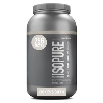 Isopure Protein Powder, Zero Carb Whey Isolate with Vitamin C & Zinc for Immune Support Isopure Au supplements