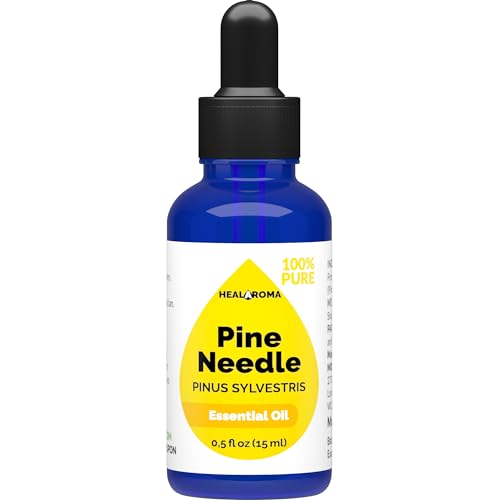 Pine Needle Essential Oil 15 ml - 0.5 oz - Pure & Natural - with Pipette Dropper MONOHERB Au supplements