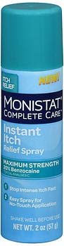Monistat Complete Care Instant Itch Relief Spray - 2 oz, Pack of 6 Monistat Au supplements