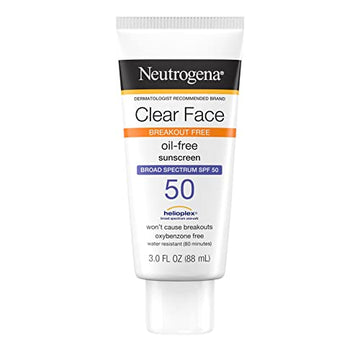 Neutrogena Clear Face Liquid Lotion Sunscreen for Acne-Prone Skin Neutrogena Au supplements
