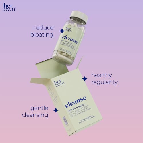her own Cleanse, Gentle Detox, Supports Healthy Gut, Ocean Algae Cleanse, Prebiotic/Probiotic Blend her own Au supplements