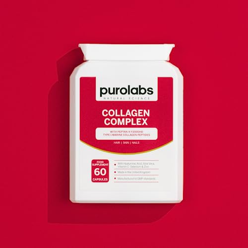Marine Collagen Complex - Collagen Supplement for Women & Men - with Hyaluronic Acid & Vitamin C - High Strength Purolabs Au supplements