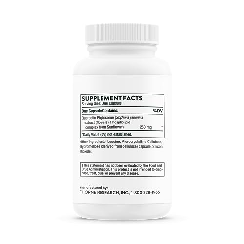 THORNE Quercetin Phytosome - Exclusive Phytosome Complex for Immune Health THORNE Au supplements