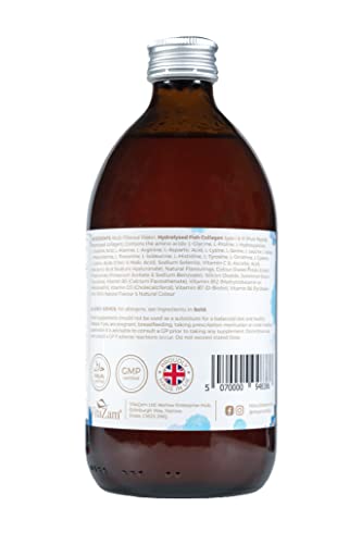 Sapphire Elixir Hydrolysed Marine Collagen Liquid 10000mg Sugar Free with Hyaluronic Acid VitaZam Au supplements