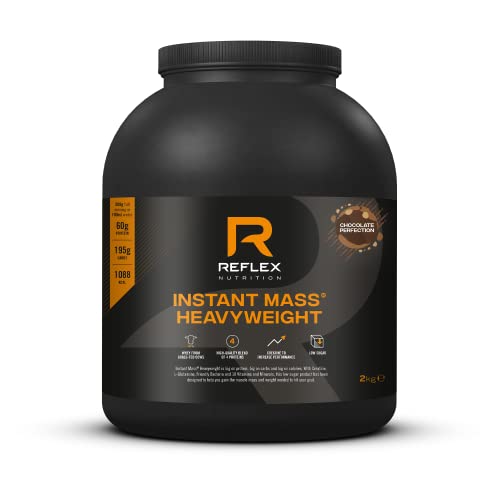 Reflex Nutrition Instant Mass Heavyweight, Mass Protein Powder, Over 1000 Calories Per Serving, 60g Protein Reflex Nutrition Au supplements