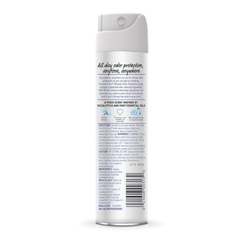 Summer's Eve, Ultimate Odor Control, Feminine Spray for Odor Protection, Talc-Free, Absorbs Moisture, 2 oz Summer's Eve Au supplements