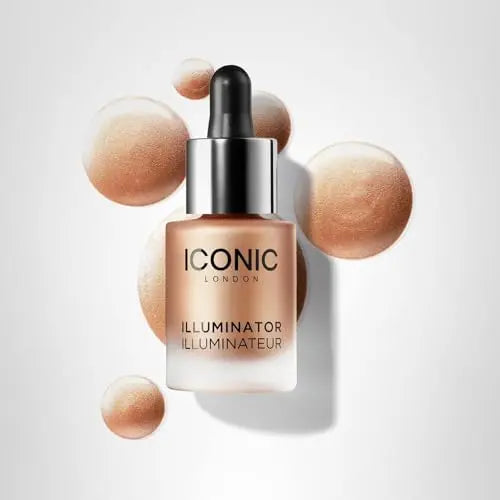 ICONIC LONDON Illuminator | Liquid Highlighting Drops for a Radiant Glow, Cruelty-Free, Vegan Makeup, Original (Champagne Shimmer) 0.45 Fl oz ICONIC LONDON uk supplements