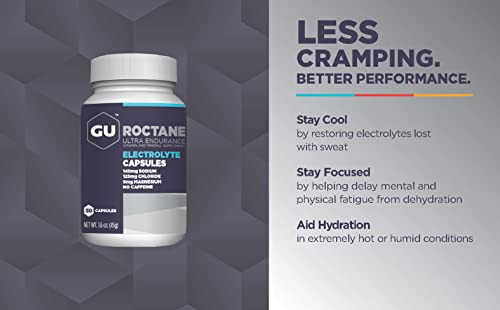 GU Energy Roctane Ultra Endurance Electrolyte Capsules, 50-Count Bottle GU Energy Au supplements