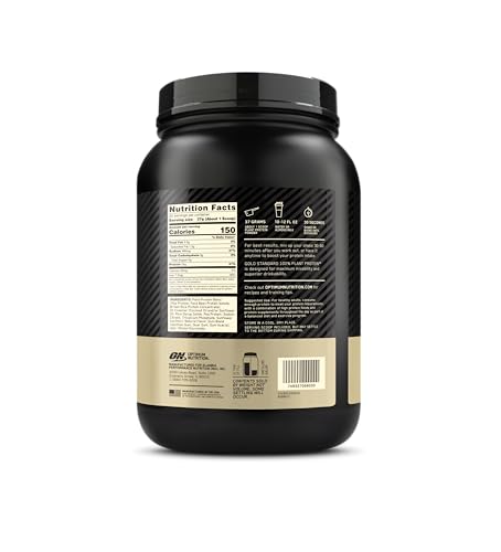Optimum Nutrition Gold Standard 100% Plant Based Protein Powder, Gluten Free, Vegan Optimum Nutrition Au supplements