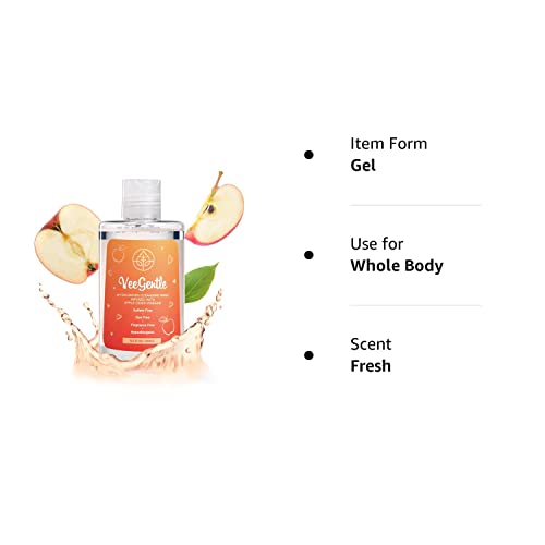 VeeFresh - VeeGentle Feminine Wash pH Balance for Women Wash with Apple Cider Vinegar VeeFresh Au supplements