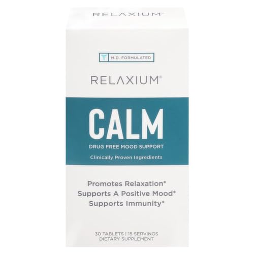 Relaxium Calm, Non-Habit Forming, Stress and Mood Support Supplement Relaxium Au supplements