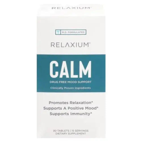 Relaxium Calm, Non-Habit Forming, Stress and Mood Support Supplement RelaxiumAU supplements