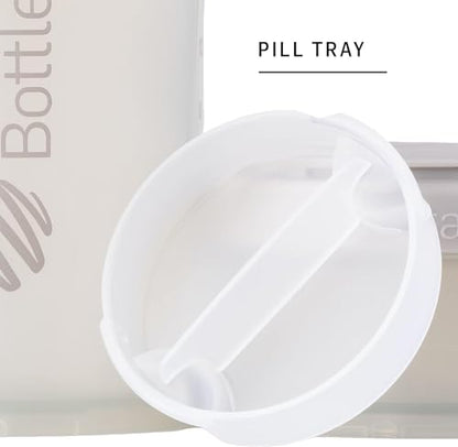 BlenderBottle Shaker Bottle with Pill Organizer and Storage for Protein Powder, Classic V2 ProStak System Blender BottleUS supplements