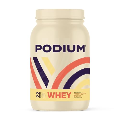 Podium Nutrition, Whey Protein Powder, Peanut Butter Crunch, 22 Servings, 27g of Whey Podium Nutrition Au supplements