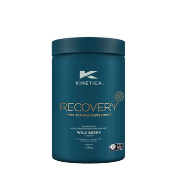 Kinetica Recovery Powder, Post Workout Drink, Muscle Repair and Energy Store Replenisher, 20 Servings, Wild Berry, 1.5kg Kinetica Au supplements
