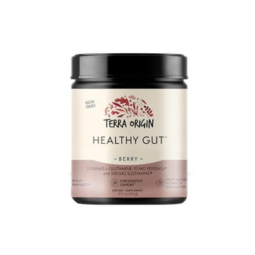 TERRA ORIGIN Healthy Gut Powder (Berry Flavor) |30-Servings with L-Glutamine, Zinc TERRA ORIGIN Au supplements