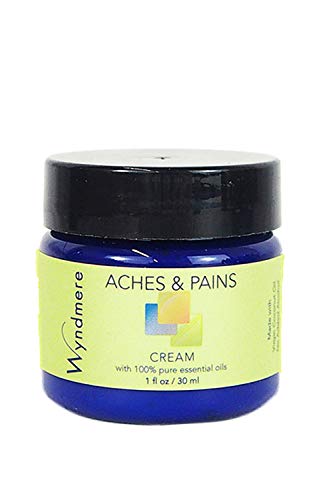 Wyndmere Aches & Pains Cream - Handcrafted with All Natural Ingredients and 100% Pure Essenial Oils - Paraben Free -1oz Wyndmere Au supplements
