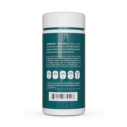 Akkermansia Muciniphila Probiotics for Digestive Health - 5 Billion TFU Akkermansia Probiotic UpNourish Au supplements