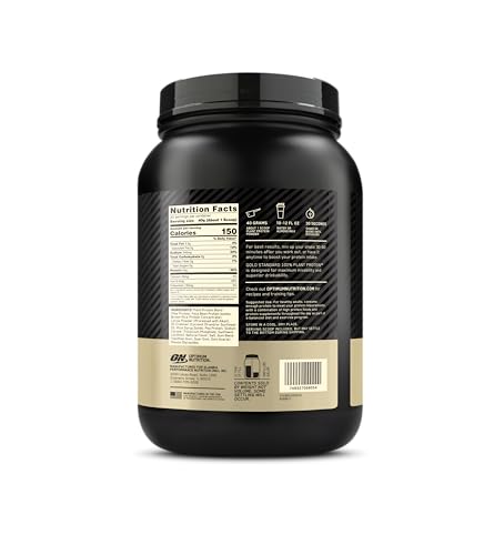 Optimum Nutrition Gold Standard 100% Plant Based Protein Powder, Gluten Free, Vegan Pro Optimum Nutrition Au supplements