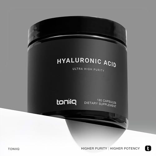 Ultra High Purity Hyaluronic Acid Capsules - 95%+ Highly Purified and Highly Bioavailable Toniiq Au supplements