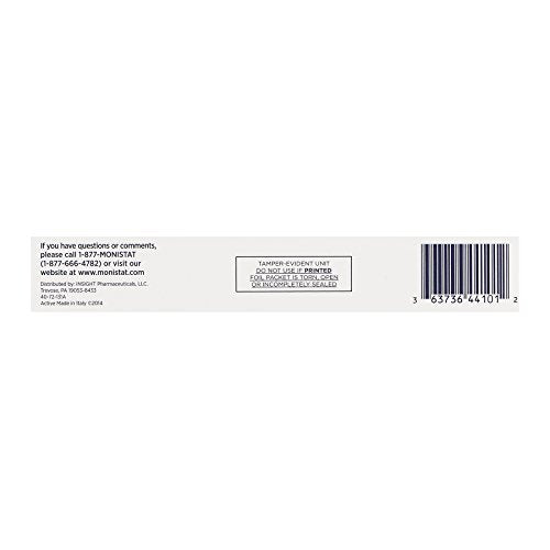 Monistat 1-Day Yeast Infection Treatment | Prefilled | Tioconazole Ointment