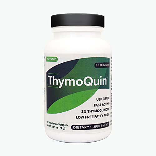 ThymoQuin Cold Pressed Black Seed Oil | Only Patented USP-Grade Clinically Researched ThymoQuin Au supplements