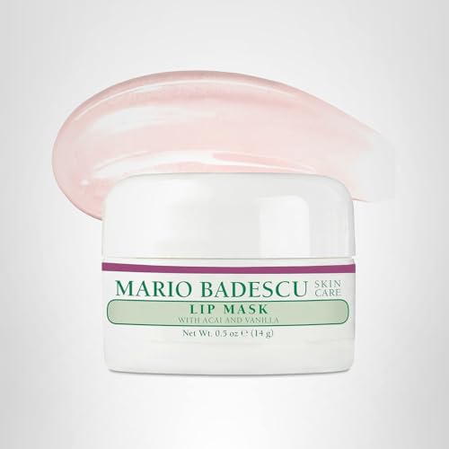 Mario Badescu Lip Mask with Acai and Vanilla for All Skin Types, Overnight Lip Treatment Enriched With Skin Softening Coconut Oil and Hydrating Shea Butter, 0.5 Ounces Mario Badescu Au supplements
