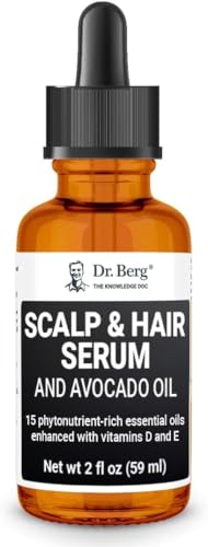 Dr Berg's (All In One) Hair Growth Serum w/Jojoba Oil & Castor Oil For Fuller Thicker Hair Dr. Berg Nutritionals Au supplements