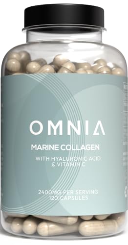 Omnia Marine Collagen Capsules 2400mg for Women & Men with Type I Collagen OMNIA Au supplements