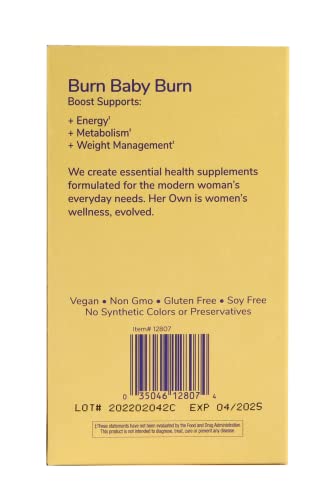 her own Boost, Helps Boost Energy, Supports Metabolism, Proprietary Thermogenic Blend her own Au supplements